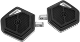 PERFORMANCE MACHINE (PM) Passenger Floorboards - Superlight - Black 0036-1018-BM
