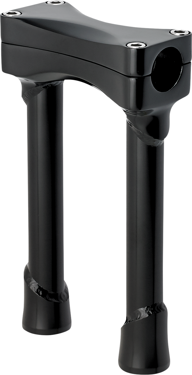 BILTWELL Murdock O/S Risers - 8" - Black 6413-201-08