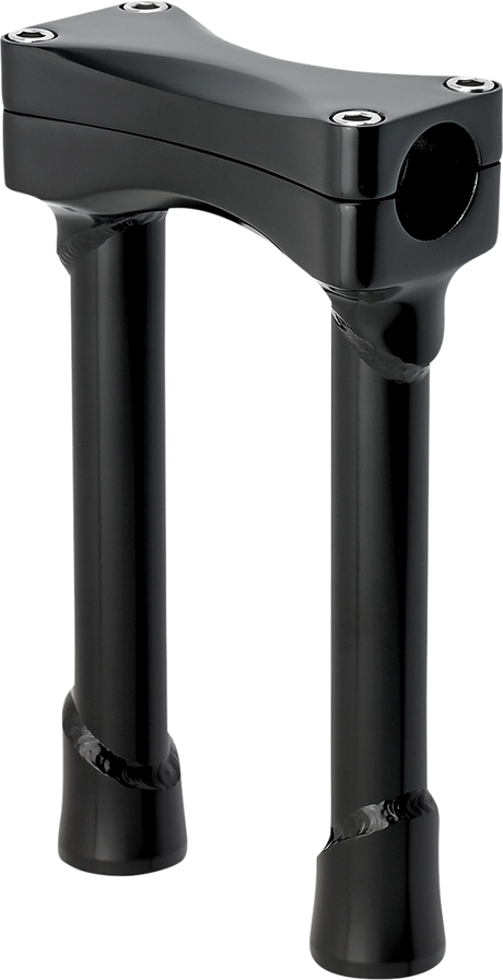 BILTWELL Murdock O/S Risers - 8" - Black 6413-201-08