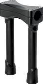 BILTWELL Murdock O/S Risers - 8" - Black 6413-201-08