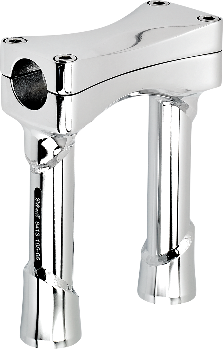 BILTWELL Murdock O/S Risers - 6" - Chrome 6413-105-06