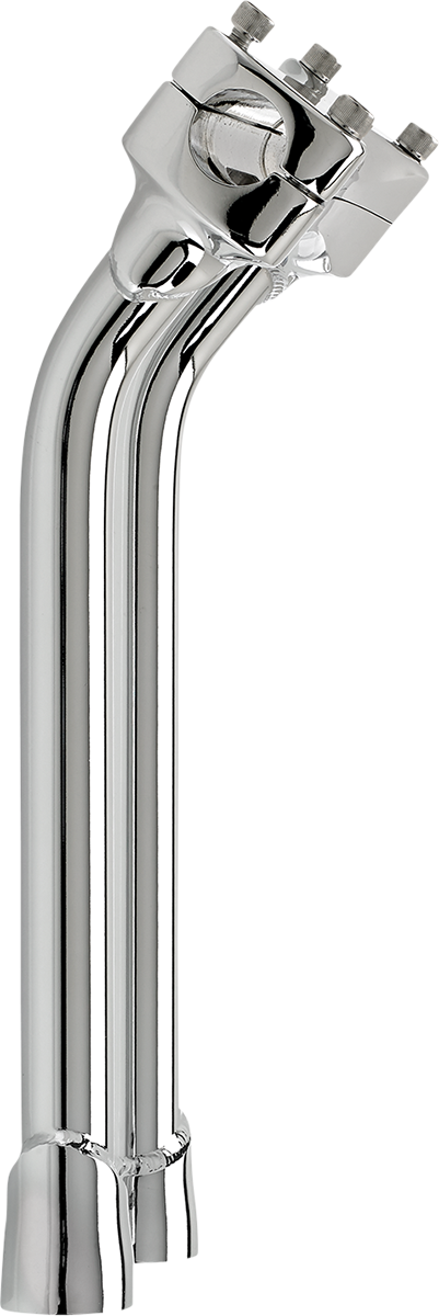 BILTWELL Murdock O/S Risers - Pullback - 12" - Chrome 6414-105-12