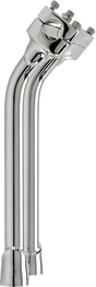 BILTWELL Murdock O/S Risers - Pullback - 12" - Chrome 6414-105-12