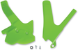 UFO Frame Guard | Green Kawasaki KDX | KA02797#026