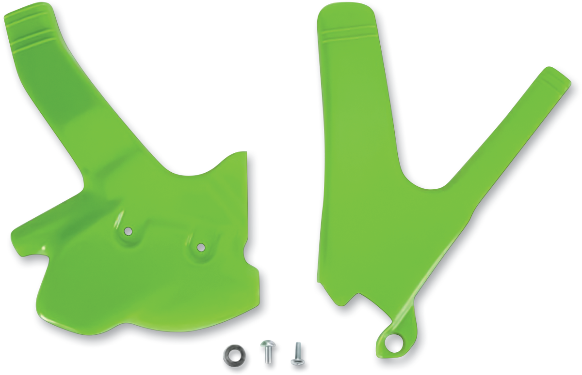 UFO Frame Guard | Green Kawasaki KDX | KA02797#026