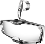 SEIZMIK Mirror - Halo R - Rear View w/LED Cabin Light - Rectangle - Silver w/Silver Bezel - 2" 56-18020