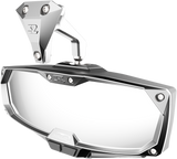 SEIZMIK Mirror - Halo R - Rear View w/LED Cabin Light - Rectangle - Silver w/Silver Bezel - X3 56-18022