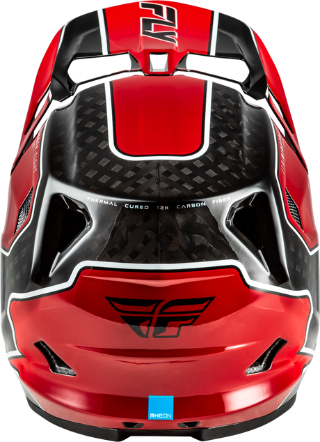 Yth Werx R Flow Carbon Hlmt Black Carbon/Red Yl