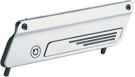 DRAG SPECIALTIES Saddlebag Latch Insert - Chrome - FLT/FLH '99-'13 720022-BC3H - Cycle City Outdoors