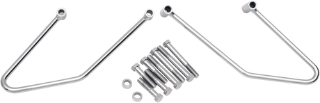 DRAG SPECIALTIES Saddlebag Support - Chrome - FL/FX '06-'17 S77-0132 - Cycle City Outdoors