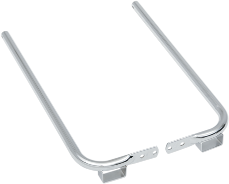 DRAG SPECIALTIES Saddlebag Support Brackets - Chrome - FL '93-'08 S77-0136 - Cycle City Outdoors