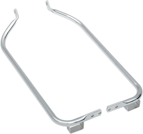 DRAG SPECIALTIES Saddlebag Support Brackets - Chrome - FL '04-'08 S77-0134 - Cycle City Outdoors