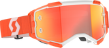 Fury Goggle Orange Orange Chrome Works