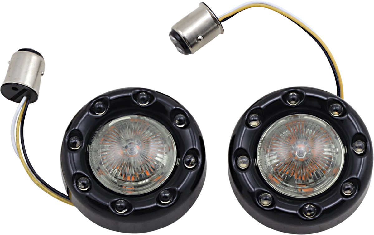 Custom Dynamics Bullet Turn Signal 1157 - Black - Smoke Lens PB-BR-AW-57-BS - Cycle City Outdoors
