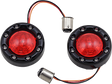 Custom Dynamics Bullet Turn Signal 1157 - Black - Red Lens PB-BR-RR-57-BR - Cycle City Outdoors
