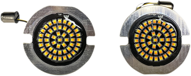 Custom Dynamics Amber/White LED Turn Signal Inserts GEN-4-AW-1157T - Cycle City Outdoors