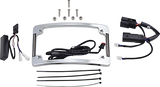 Custom Dynamics Curved License Plate Frame - Chrome TF06-BCM-C - Cycle City Outdoors