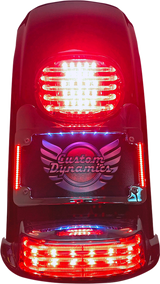 Custom Dynamics Turn Signal Eliminator/Illuminated Tri-Frame - Gloss Black TS-ELIM-06HW-B - Cycle City Outdoors