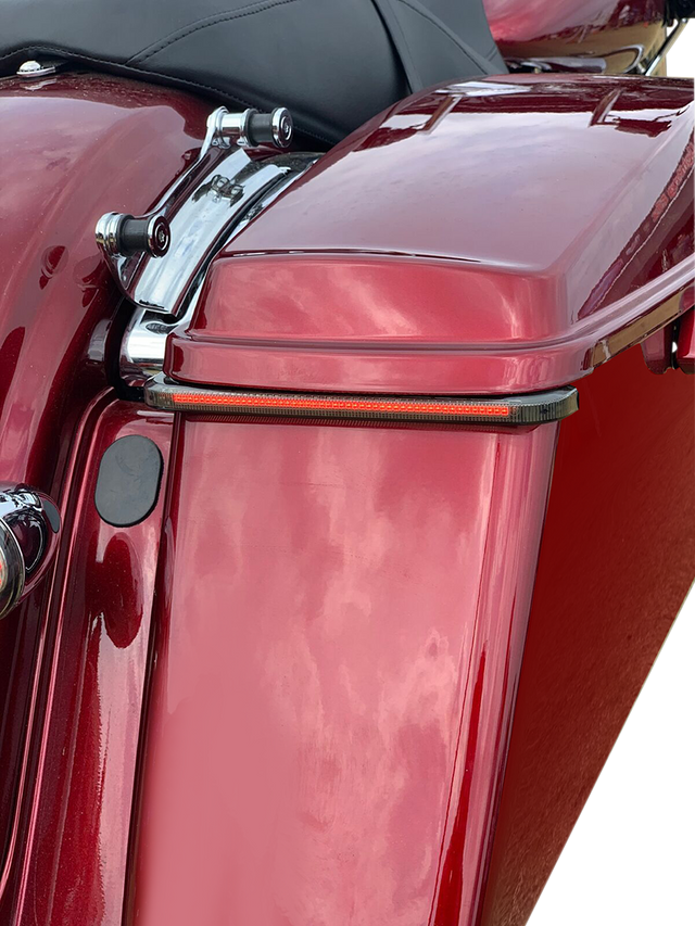 Custom Dynamics Saddlebag Lights - Smoke Lens CD-LPSEQ-SS6-S - Cycle City Outdoors