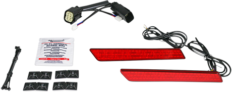 Custom Dynamics Saddlebag Latch Lights - SS8 - Red CD-LATCH-SS8-R - Cycle City Outdoors