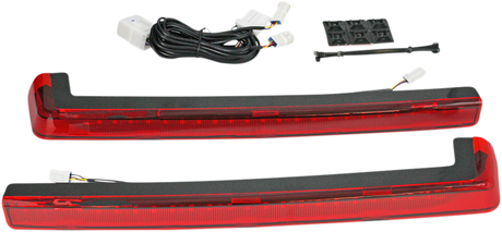 Custom Dynamics LED Run/Brake Tour-Pak? Arms - Red Lens - '06-'13 PB-TP-ARM-13R - Cycle City Outdoors