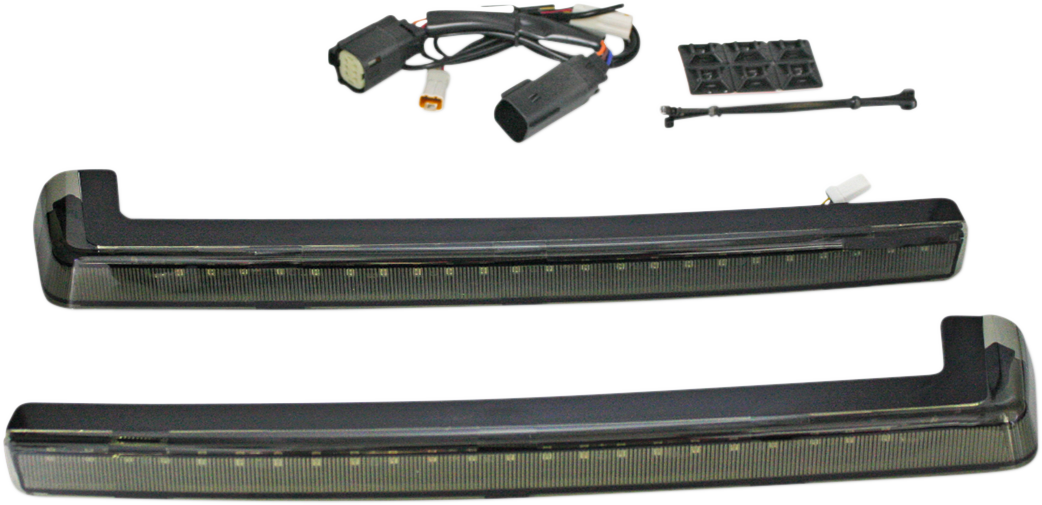 Custom Dynamics LED Run/Brake/Turn Tour-Pak? Arms - Smoke Lens - 14+ PB-TP-ARM-14S - Cycle City Outdoors