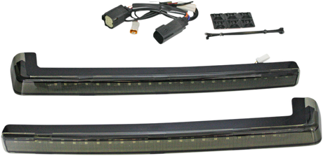 Custom Dynamics LED Run/Brake/Turn Tour-Pak? Arms - Smoke Lens - 14+ PB-TP-ARM-14S - Cycle City Outdoors
