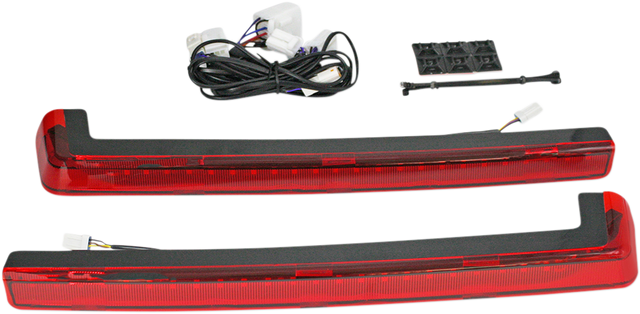 Custom Dynamics LED Run/Brake/Turn Tour-Pak? Arms - Red Lens - '06-'13 PB-TP-ARM-TPCR - Cycle City Outdoors