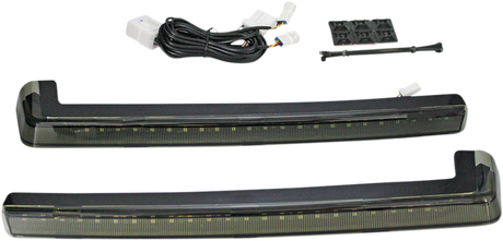 Custom Dynamics LED Run/Brake Tour-Pak? Arms - Smoke Lens - '06-'13 PB-TP-ARM-13S - Cycle City Outdoors