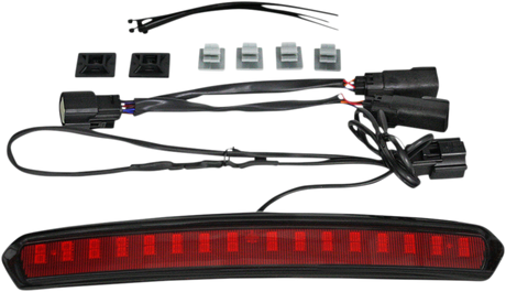 Custom Dynamics Tour Pack Lid Light - Black/Red CD-TP-LID-BR - Cycle City Outdoors