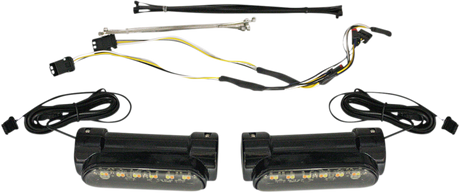 Custom Dynamics Engine Guard Light - FLH - Black CD-CB-AW-BCM-B - Cycle City Outdoors