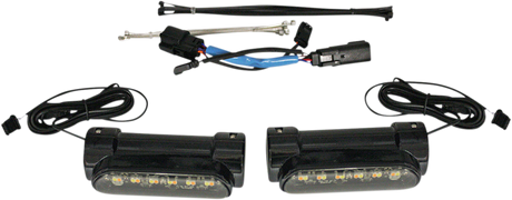 Custom Dynamics Engine Guard Light - '10-'13 FLHX - Black CD-CB-AW-SS6-B - Cycle City Outdoors