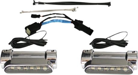 Custom Dynamics Engine Guard Light - '09-'13 CVO - Chrome CD-CB-AW-SS8-C - Cycle City Outdoors