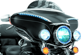 Kuryakyn LED Halo Trim Ring For 7inch Headlight 83-13 Touring Models Chrome - Cycle City Outdoors