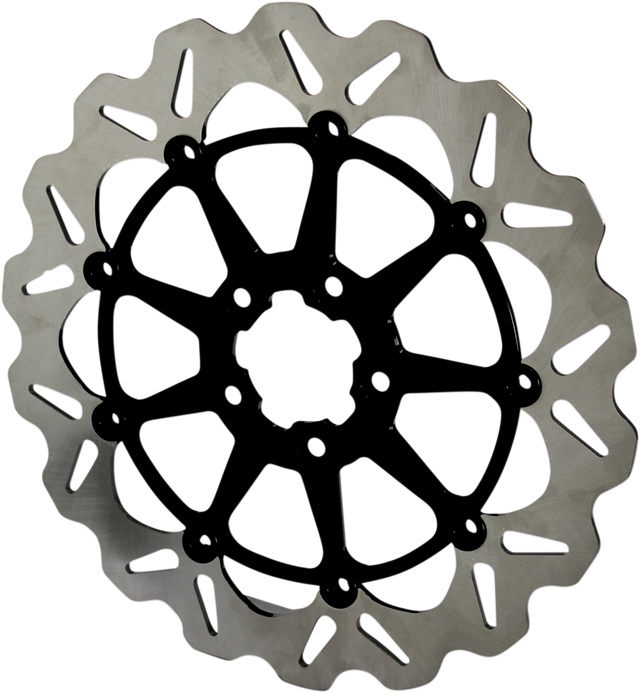 GALFER Wave? Rotor - Black - 12.5" DF680CWS-B - Cycle City Outdoors