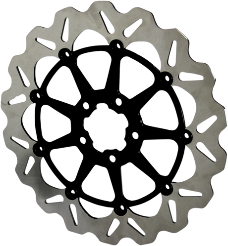 GALFER Wave? Rotor - Black - 13" DF680CWSS-B - Cycle City Outdoors