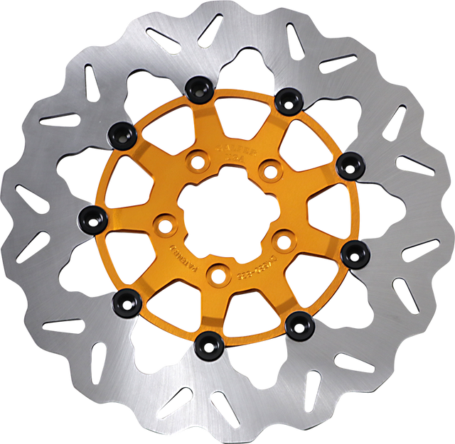 GALFER Front Wave? Rotor - Gold Center DF835CW-G - Cycle City Outdoors