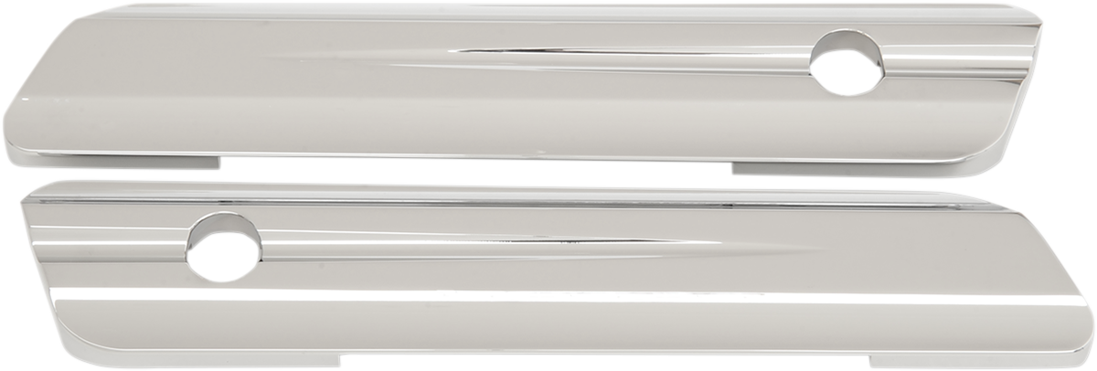 DRAG SPECIALTIES Hinge Covers - Chrome - FL '14-'24 S77-0149C