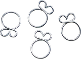ALL BALLS Refill Kit - Wire Clamp - Silver - 4-Pack FS00041