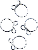ALL BALLS Refill Kit - Wire Clamp - Silver - 4-Pack FS00045