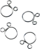 ALL BALLS Refill Kit - Wire Clamp - Silver - 4-Pack FS00051