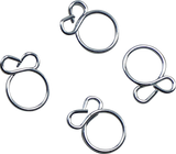 ALL BALLS Refill Kit - Wire Clamp - Silver - 4-Pack FS00058