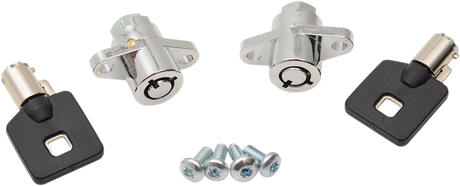 DRAG SPECIALTIES Replacement Saddlebag Lock Kit S77-0150-AD
