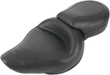 MUSTANG Vintage Style Seat - Wide - Smooth - Black - XL 76141