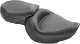 MUSTANG Vintage Style Seat - Wide - Smooth - Black - XLC 76143