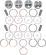JE PISTONS Piston Kit - 67.00 mm - 13.5:1 CR - Honda 144538