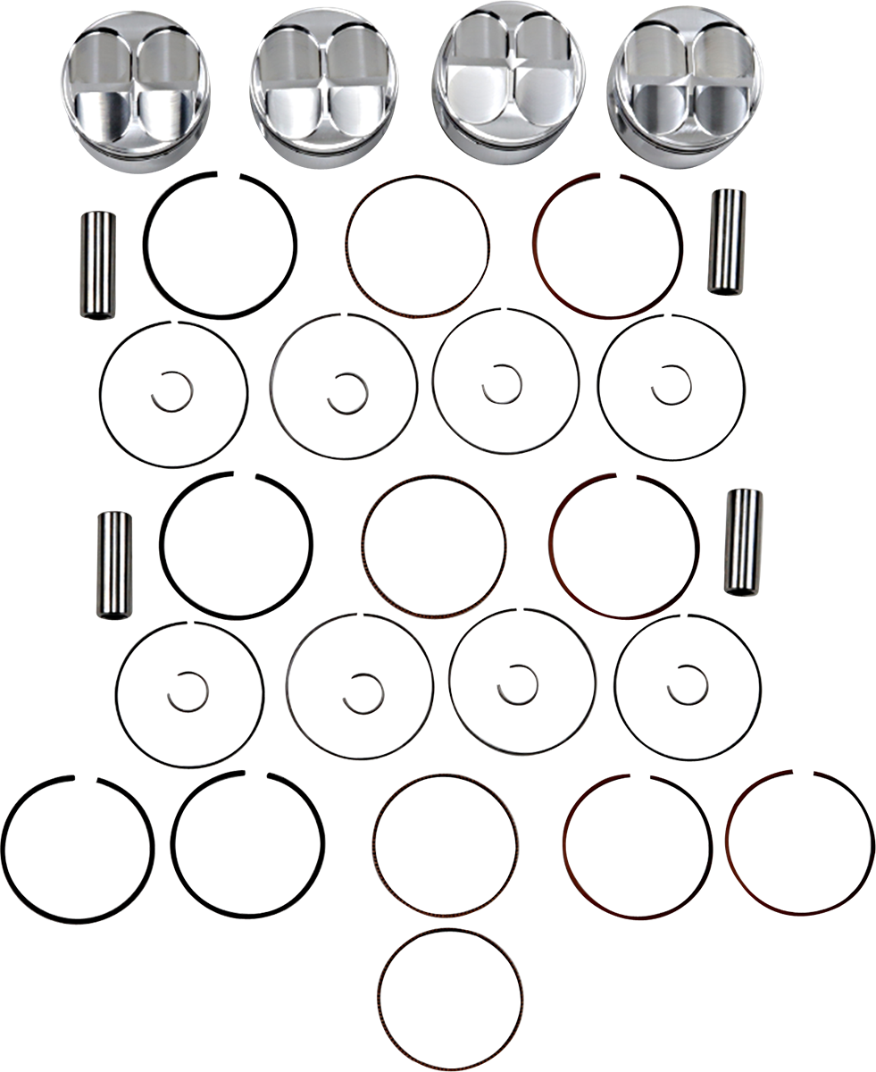 JE PISTONS Piston Kit - 74.00 mm - 13.0:1 CR - Kawasaki 149299