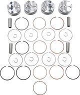 JE PISTONS Piston Kit - 74.00 mm - 12.0:1 CR - Kawasaki 153764