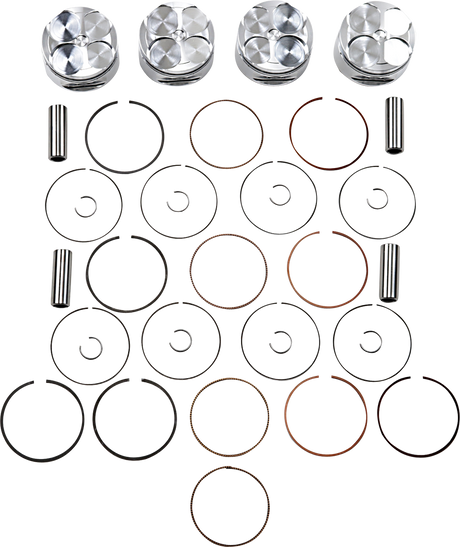 JE PISTONS Piston Kit - 74.00 mm - 12.0:1 CR - Kawasaki 153764