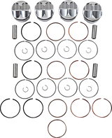 JE PISTONS Piston Kit - 81.00 mm - 10.5:1 CR - Honda 153766